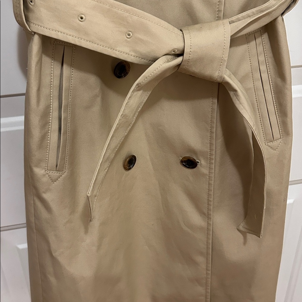 J. Crew Tan Trench Coat - Picture 5 of 7